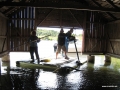 Dredging in boathouse