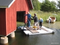 Dredging in boathouse