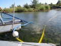 Dredging with hydraulic driven pump
