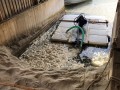 Dredging sand